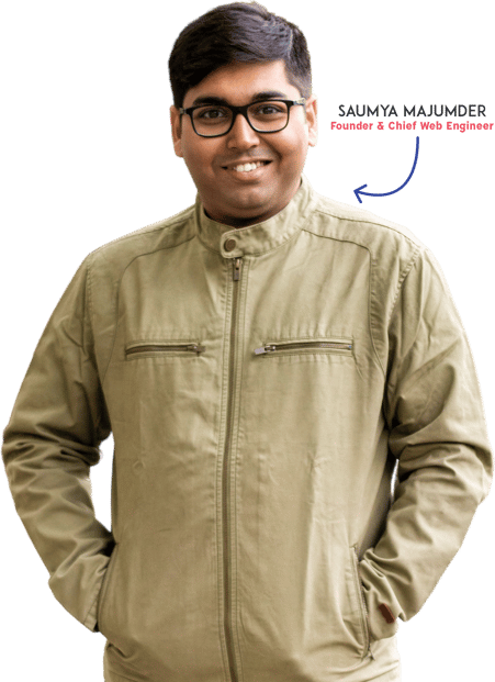 Image of Saumya Majumder, the founder of Acnam